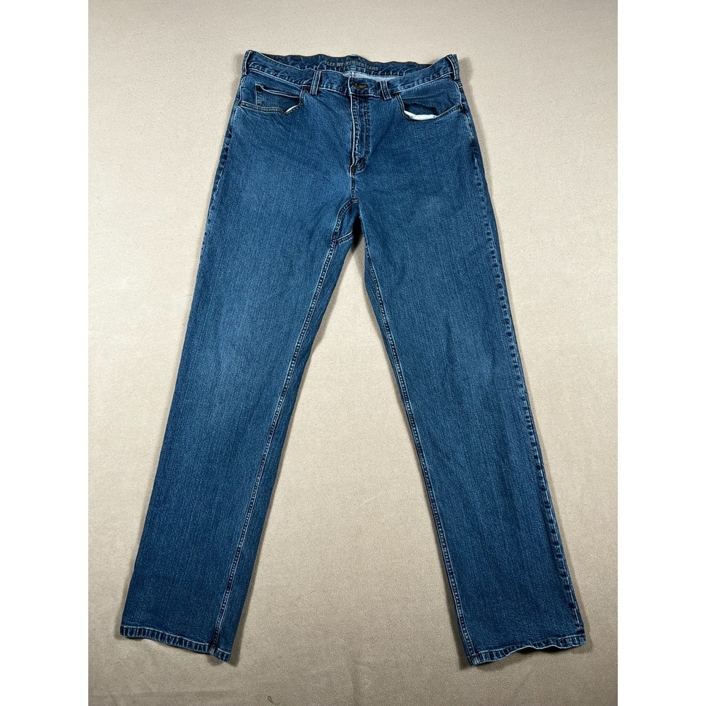 Duluth Trading Co Flex Men's Size 38x36 (36x35 Actual) Flex Weekender Jeans Blue